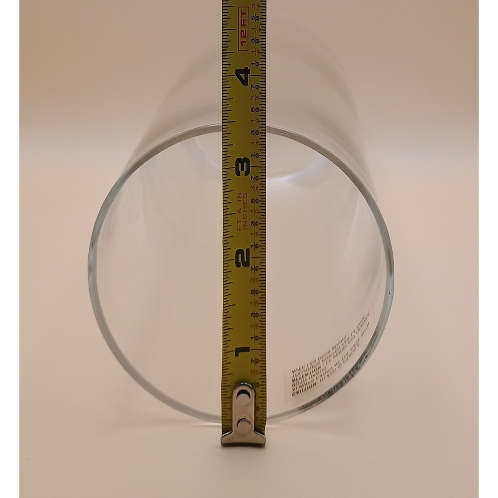 Clear Glass Cylinder Vase 9 Inch Tall Round Floral Centerpiece Home Decor - Picture 4 of 4